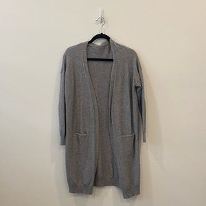 Grey Long Cardigan